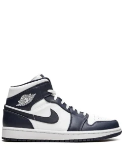 Air Jordan 1 Mid "Obsidian" sneakers White