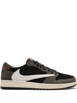 x Travis Scott Air Jordan 1 Low sneakers Black