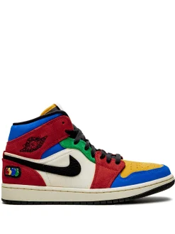 x Blue the Great Air Jordan 1 Mid "Fearless" sneakers Red