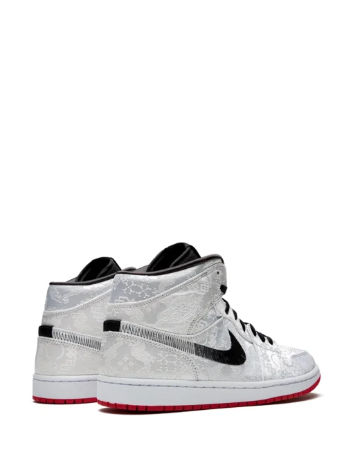 x Edison Chen Air Jordan 1 Mid "Fearless - CLOT Silk" sneakers White -JDAN Sport 14839960 24420598 1000