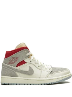 x Sneakersnstuff Air Jordan 1 Mid PRM "20th Anniversary" sneakers White