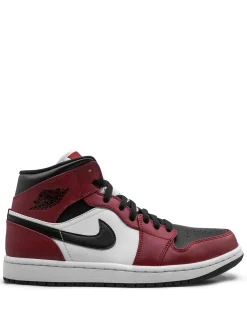 Air Jordan 1 Mid "Chicago Black Toe" sneakers Red