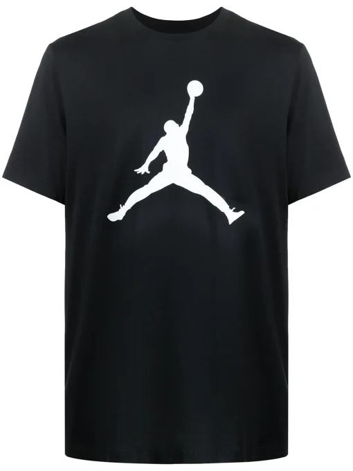 Air Jordan logo-print cotton t-shirt Black -JDAN Sport 16327885 31311950 1000
