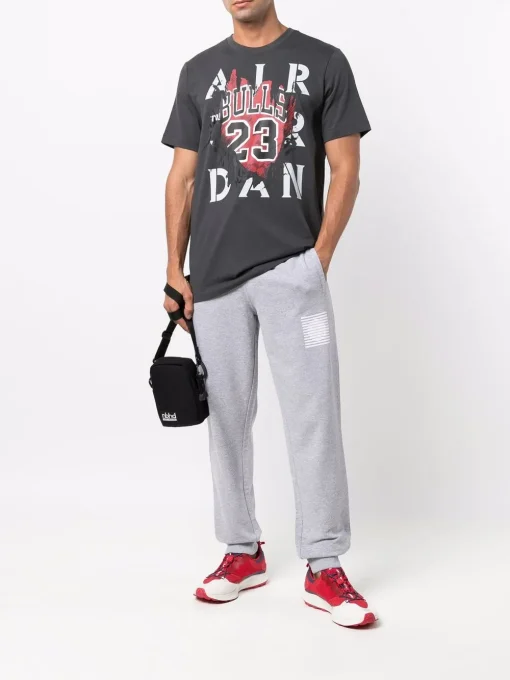 Jordan graphic-print short-sleeve T-shirt Grey -JDAN Sport 16909743 33829891 1000