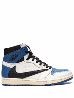 x Travis Scott Air Jordan 1 High SP "Fragment" sneakers White