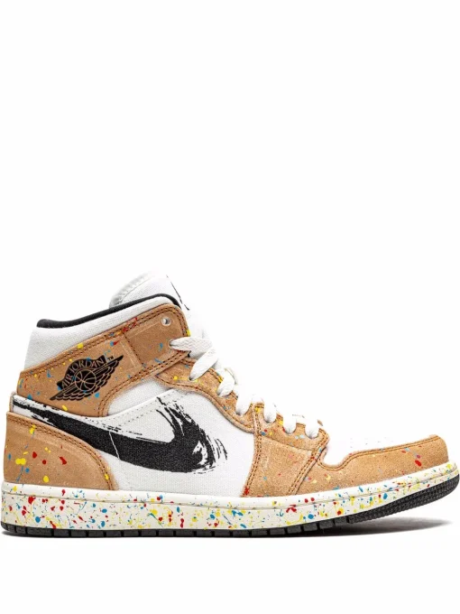 Air Jordan 1 Mid SE "Brushstroke" sneakers Brown -JDAN Sport 17222003 35022553 1000
