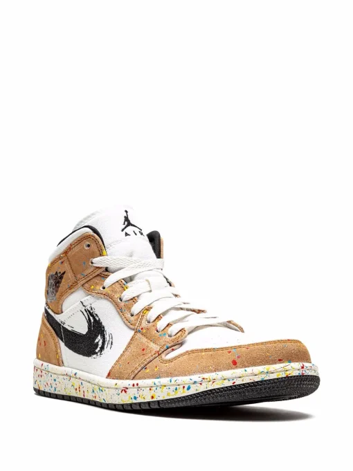 Air Jordan 1 Mid SE "Brushstroke" sneakers Brown -JDAN Sport 17222003 35022555 1000