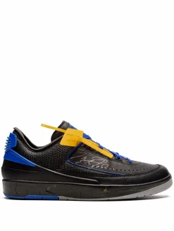 x Off-White Air Jordan 2 Retro Low OG SP "Black/Blue" sneakers