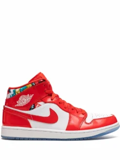 Air Jordan 1 Mid SE "Barcelona Sweater" sneakers Red