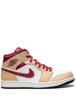 Air Jordan 1 Mid "Light Curry" sneakers White