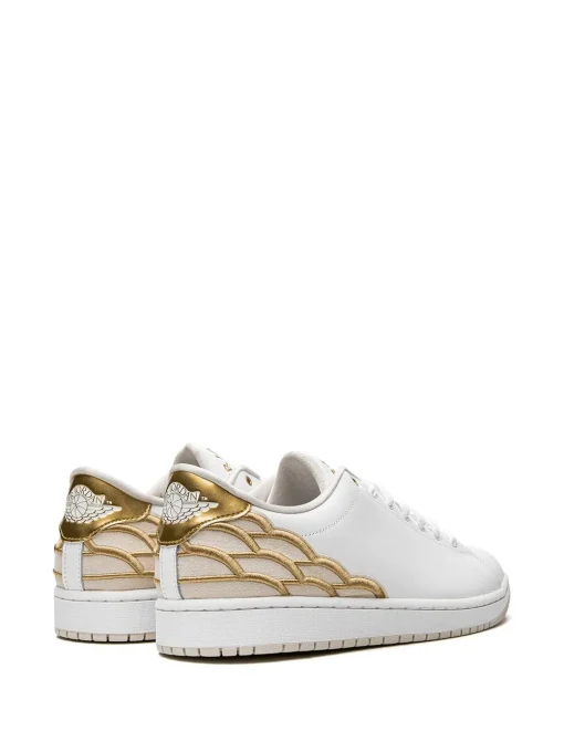 Air Jordan 1 Centre Court "White/Metallic Gold/Light Ore" sneakers -JDAN Sport 18798575 40714537 1000