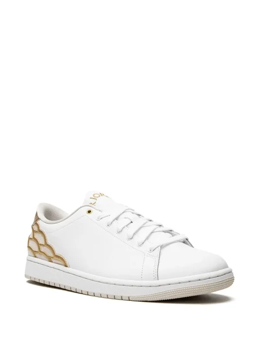 Air Jordan 1 Centre Court "White/Metallic Gold/Light Ore" sneakers -JDAN Sport 18798575 40731102 1000
