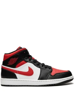 Air Jordan 1 Mid "Bred Toe" sneakers White