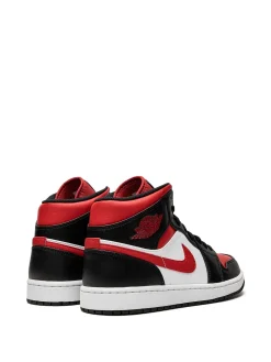 Air Jordan 1 Mid "Bred Toe" sneakers White -JDAN Sport 18978202 41267753 1000