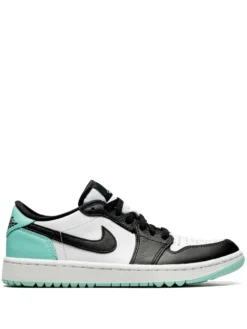 Air Jordan 1 Low G "White/Black-Copa" sneakers Green