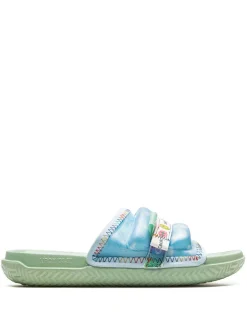 Jordan x J Balvin Super Play SP slides Blue