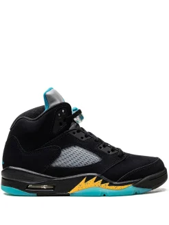 Air Jordan 5 "Aqua" sneakers Black