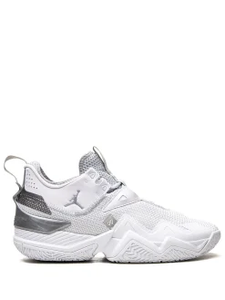Jordan Westbrook One Take "White / Metallic Silver" sneakers