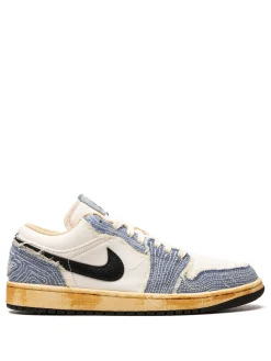Air Jordan 1 Low SE "Sashiko Denim" sneakers White