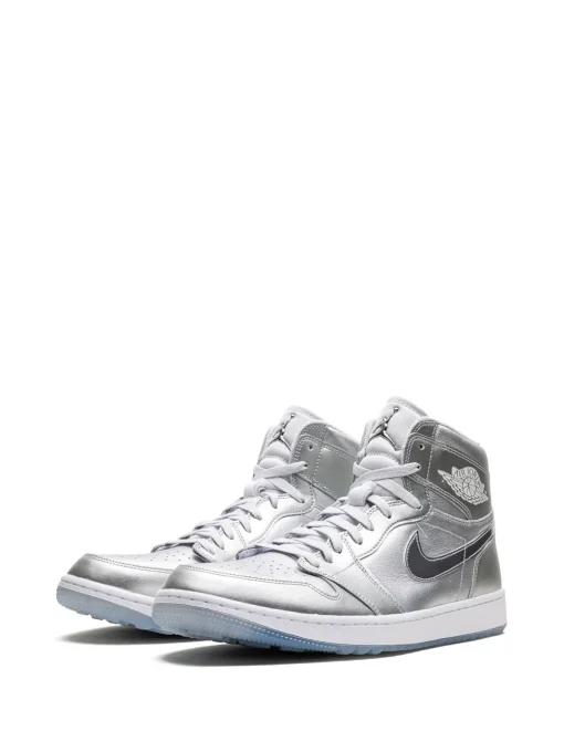 Air Jordan 1 High "Gift Giving" golf shoes Silver -JDAN Sport 22324749 52310693 1000
