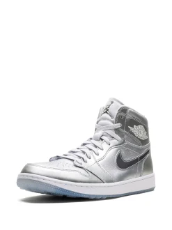Air Jordan 1 High "Gift Giving" golf shoes Silver -JDAN Sport 22324749 52310695 1000