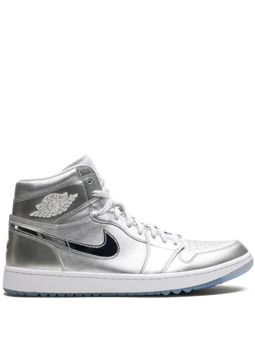 Air Jordan 1 High "Gift Giving" golf shoes Silver -JDAN Sport 22324749 52310698 1000