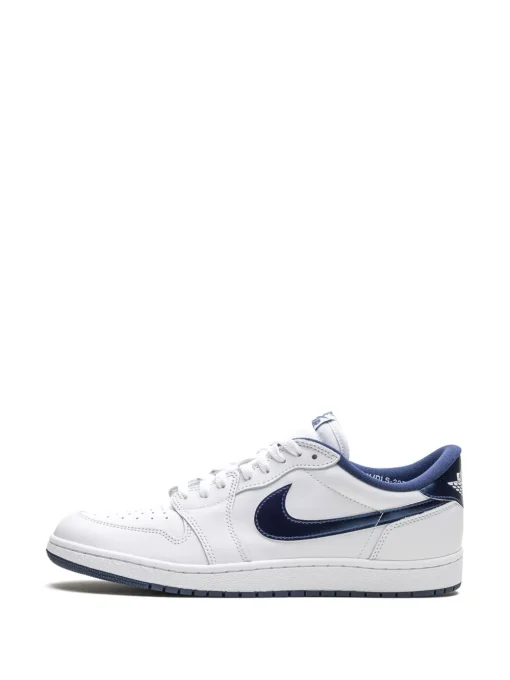 Air Jordan 1 Low 85 "Metallic Navy" sneakers White -JDAN Sport 22821149 52790622 1000