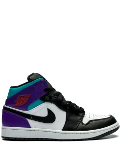 Air Jordan 1 Mid "Aqua" sneakers Black