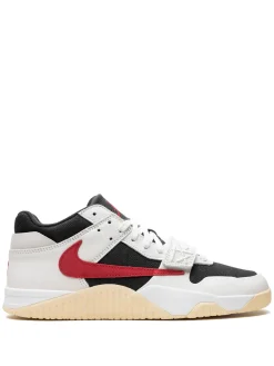 x Travis Scott Jordan Jumpman Jack "University Red" sneakers White