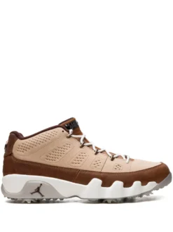 Air Jordan 9 "Masters" golf shoes Brown