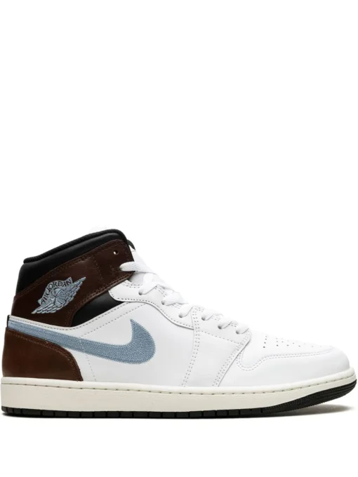 Air Jordan 1 Mid SE "Brown/Blue/Grey" sneakers White -JDAN Sport 23644150 55242643 1000