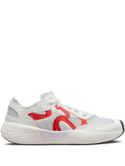 Jordan Delta 3 Low "Sail/Photon Dust/Chile Red/Wolf Grey" sneakers White