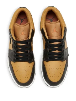 Air Jordan 1 Low SE "Flax/Baroque Brown/Vintage Coral/Black" sneakers -JDAN Sport 28604760 59262865 1000