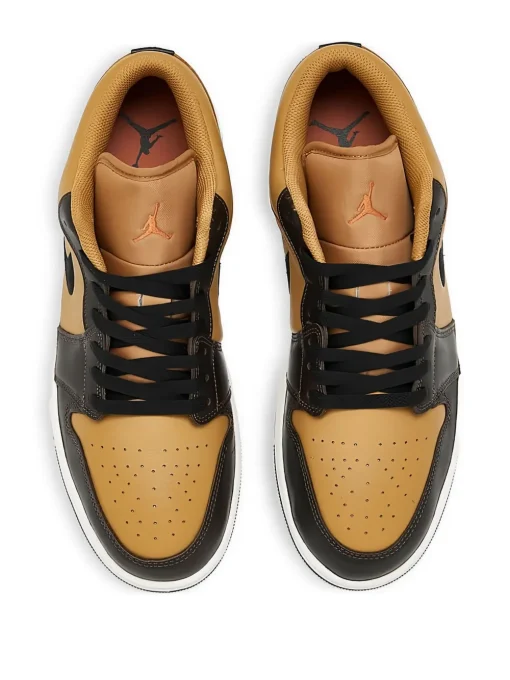 Air Jordan 1 Low SE "Flax/Baroque Brown/Vintage Coral/Black" sneakers -JDAN Sport 28604760 59262865 1000