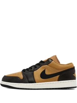 Air Jordan 1 Low SE "Flax/Baroque Brown/Vintage Coral/Black" sneakers