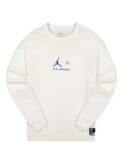 Jordan x Fragment long-sleeve sweatshirt White