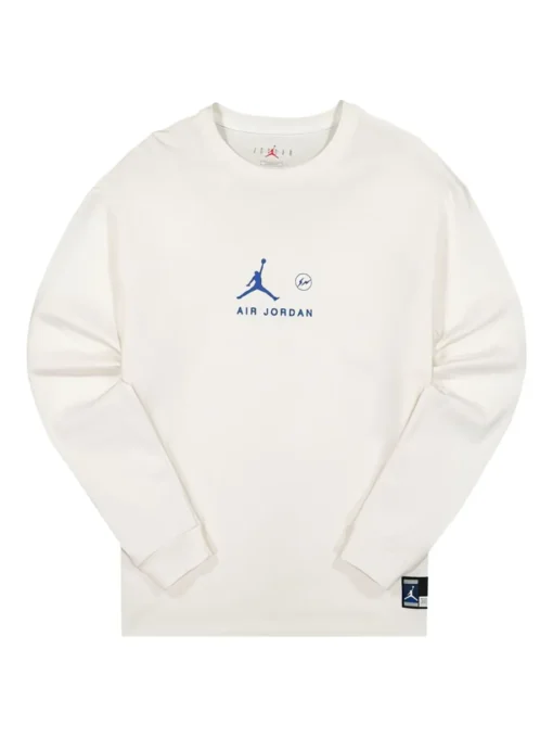Jordan x Fragment long-sleeve sweatshirt White -JDAN Sport 28738949 59289591 1000
