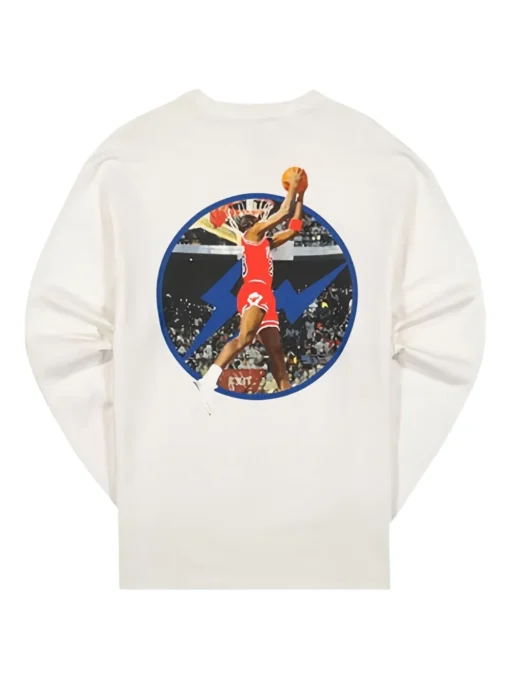 Jordan x Fragment long-sleeve sweatshirt White -JDAN Sport 28738949 59289593 1000