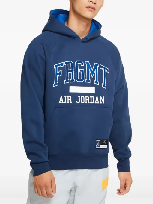 Jordan x Fragment fleece hoodie Blue -JDAN Sport 28738953 59344016 1000
