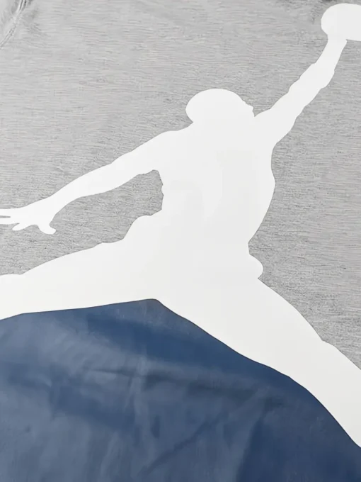 Jordan x Fragment Jumpman-print T-shirt Grey -JDAN Sport 28738959 59289604 1000