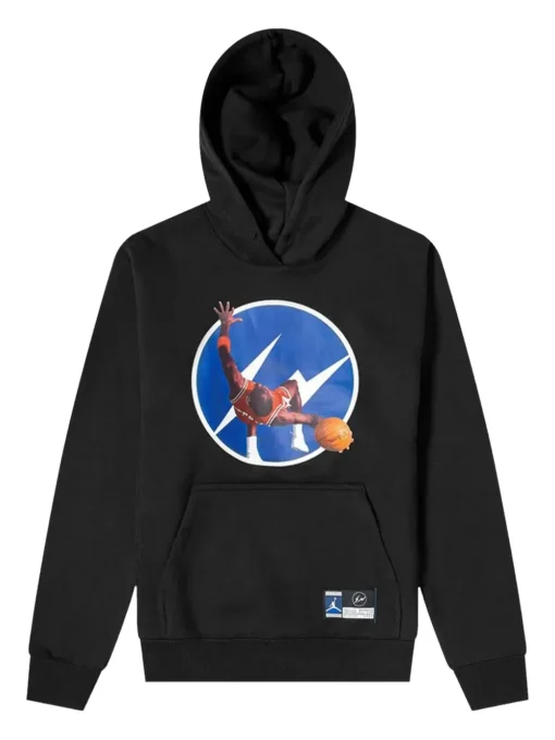 Jordan x Fragment jersey hoodie Black -JDAN Sport 28738968 59262993 1000