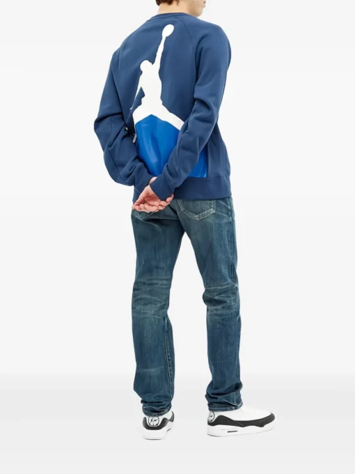 Jordan x Fragment crew-neck sweatshirt Blue -JDAN Sport 28738982 59263012 1000
