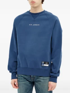 Jordan x Fragment crew-neck sweatshirt Blue -JDAN Sport 28738982 59263029 1000