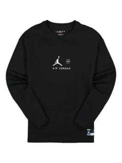 Jordan x Fragment long-sleeve sweatshirt Black