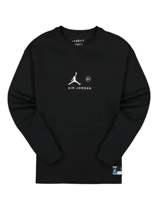 Jordan x Fragment long-sleeve sweatshirt Black -JDAN Sport 28738986 59319177 1000