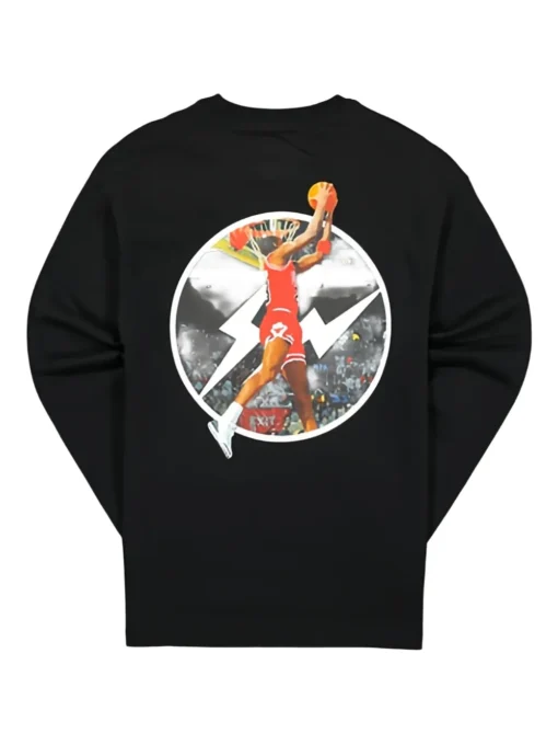 Jordan x Fragment long-sleeve sweatshirt Black -JDAN Sport 28738986 59319178 1000