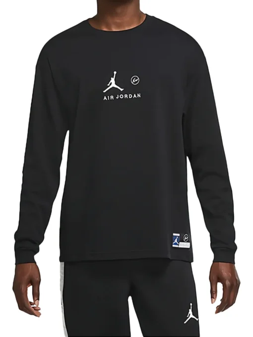 Jordan x Fragment long-sleeve sweatshirt Black -JDAN Sport 28738986 59319193 1000