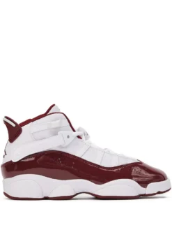 Jordan 6 Rings GS "White/Team Red" sneakers