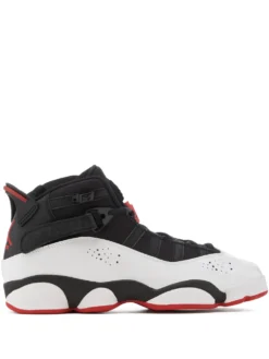 Jordan 6 Rings "Black/White/University Red" sneakers