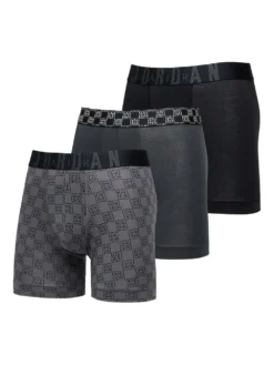 Jordan Monogram boxers (pack-of-threee) Black